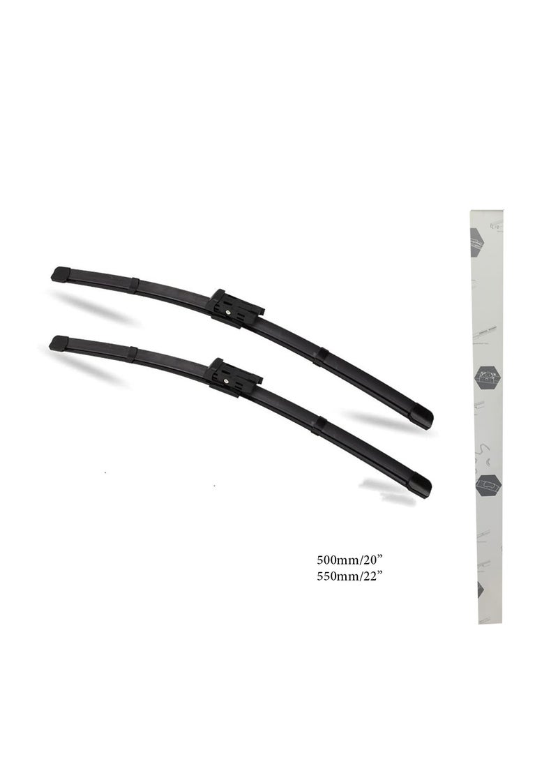 A Set Of Windshield Wipers For The Car, High Quality Material  2 Pieces, Jeep Rengede - Image 1