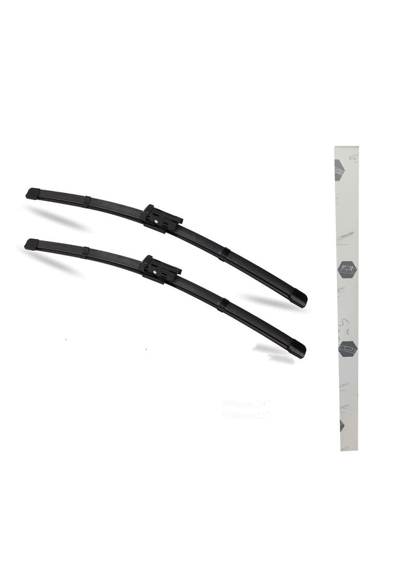 A Set Of Windshield Wipers For The Car, High Quality Material  2 Pieces, Jeep Rengede - Image 2