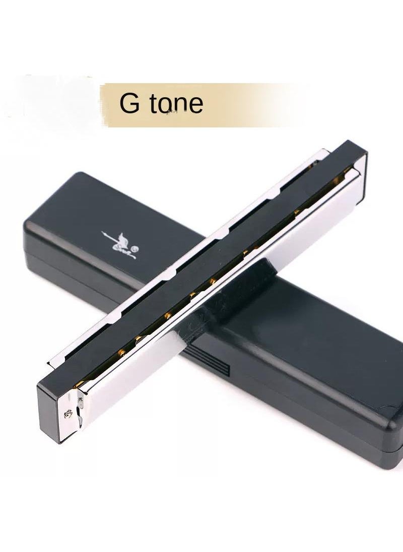Y&D - 24 hole Polyphonic Grade G Tone Harmonica - Image 1