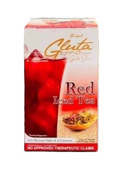 Gluta 12 in 1 Lipo Gold Series Red Iced Tea 10 Sachets 