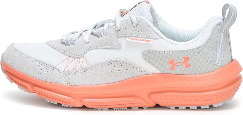 Under Armour Women's Charged Verssert 2 Sneaker - Distant Gray/Mod Gray/Blush Orange - Image 2