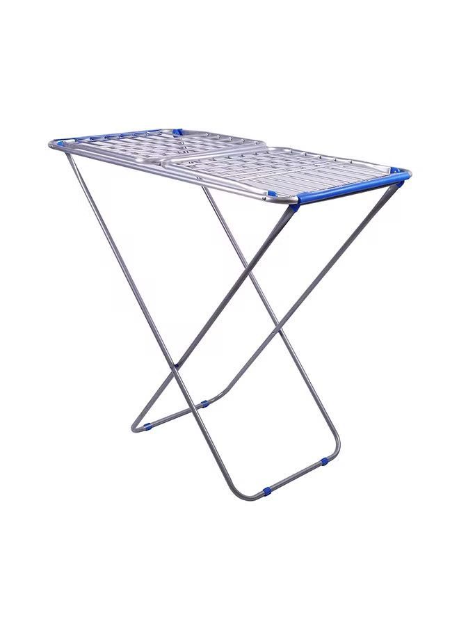 Foldable Cloth Dryer Silver/Blue - Image 4