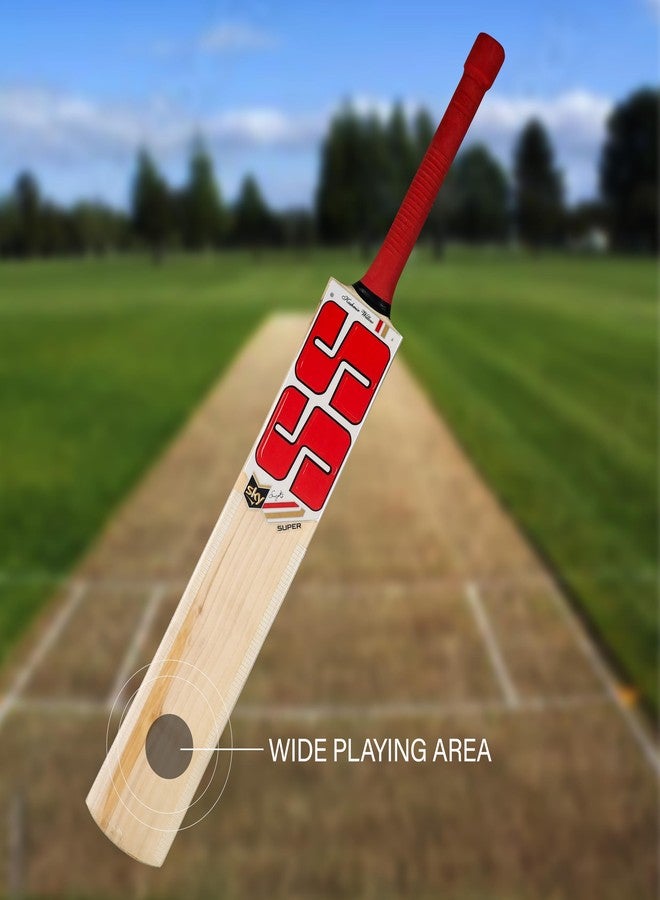SS Sky Super Kashmir Willow Cricket Bat-SH - Image 2