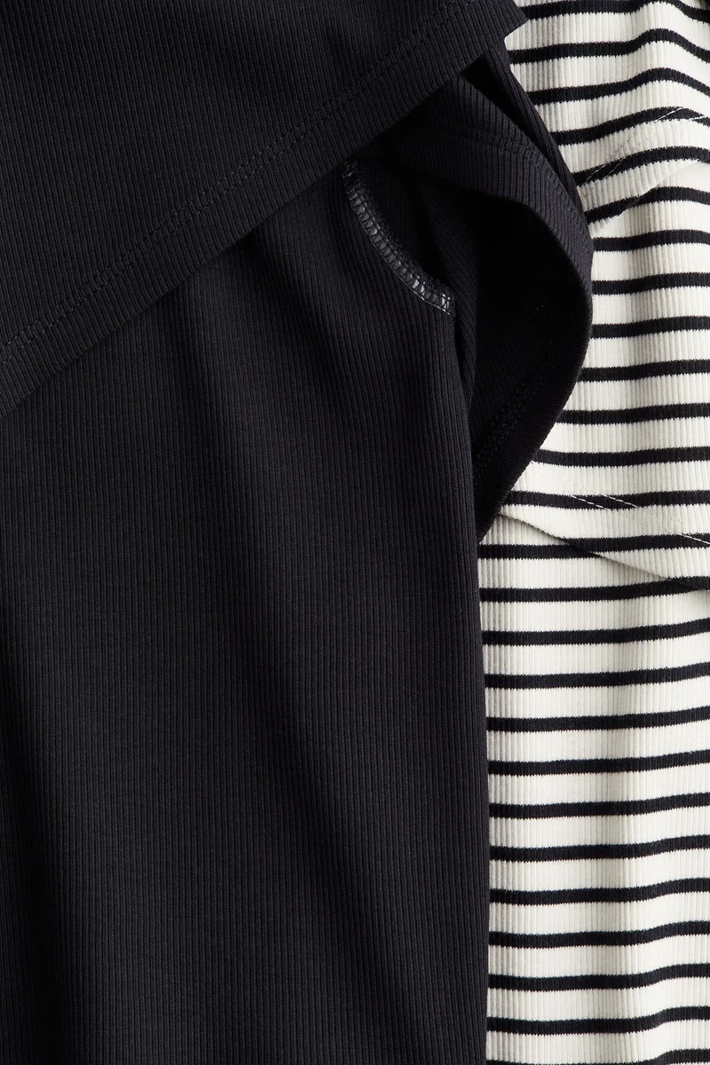 H&M Mama 2-Pack Before & After Nursing Tops