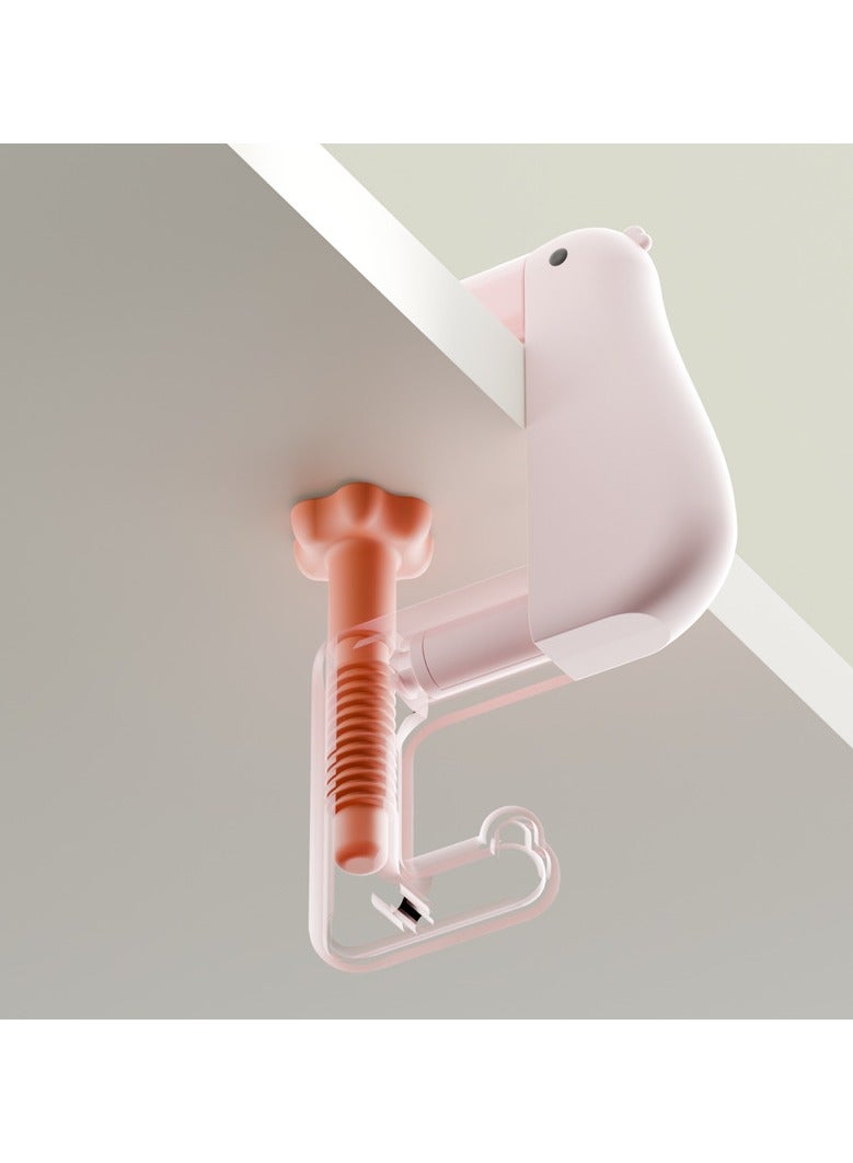 CMGTYYD 3Pcs Desk Bag Hook,Duck Shape Backpack Holder Hook - Space Saving Desk Clamp, Under Desk Schoolbag Hanger for Backpack, Water Cup  - Image 3