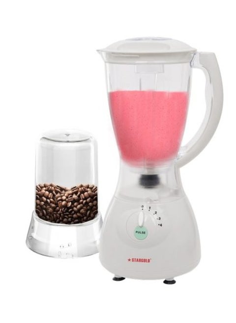 550W Multi-Purpose 2-in-1 Juicer Blender with Unbreakable Jar, SG-1360