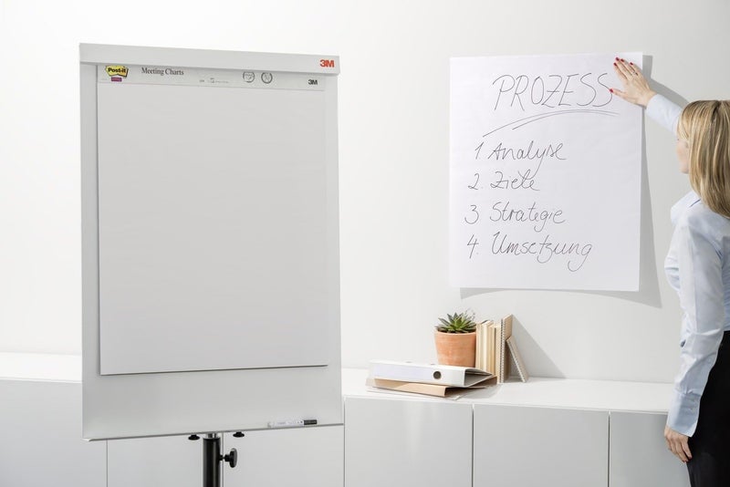 بوست إت لوحة ملاحظات Post-it Super Sticky قابلة للالتصاق الذاتي، مقاس 559 مم × 762 مم، عبوة تحتوي على 2 لوحات بحجم 559 مم ولوحة واحدة بحجم 559 مم مجانًا (559P-3 White) - Image 2