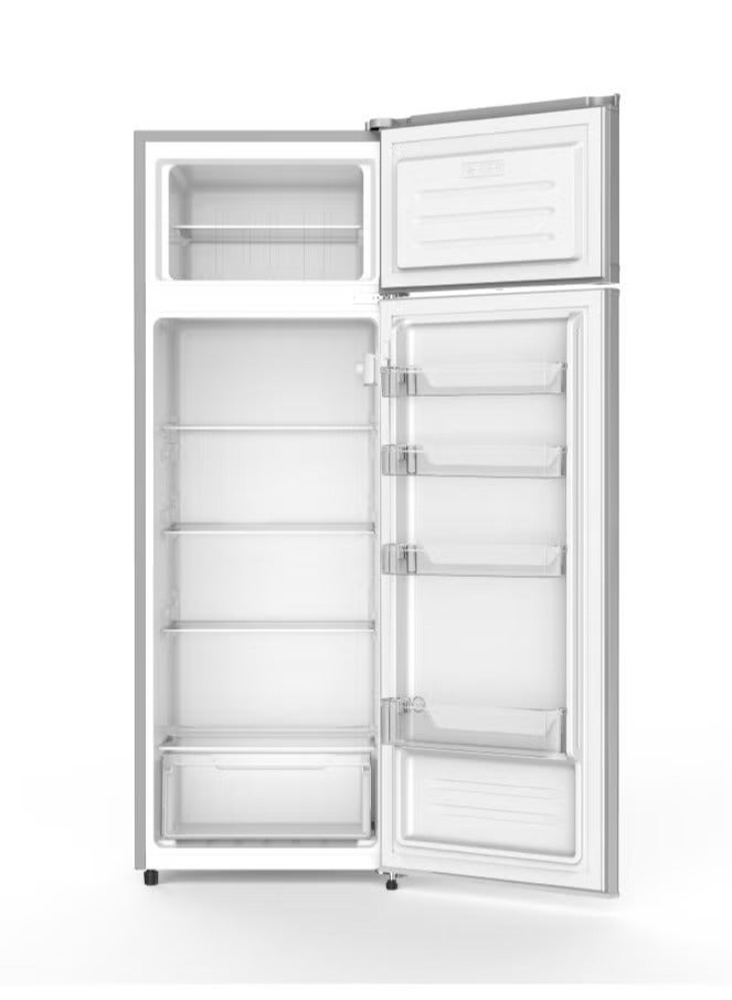 JUSTINGHOUSE Double Door Refrigerator, 235 Liters, Silver - JSRF-255D - Image 3