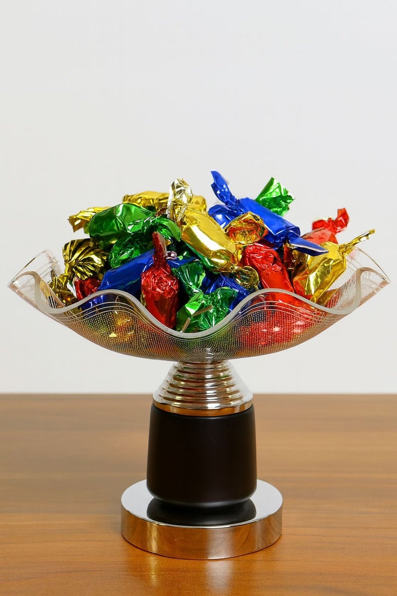 القناص حامل حلويات متوسط من الأكريليك عالي الجودة بقاعدة متينة | مثالي لتقديم الشوكولاتة والحلويات  | مناسب للاستخدام في المنزل والحفلات والمناسبات الخاصة - Image 1