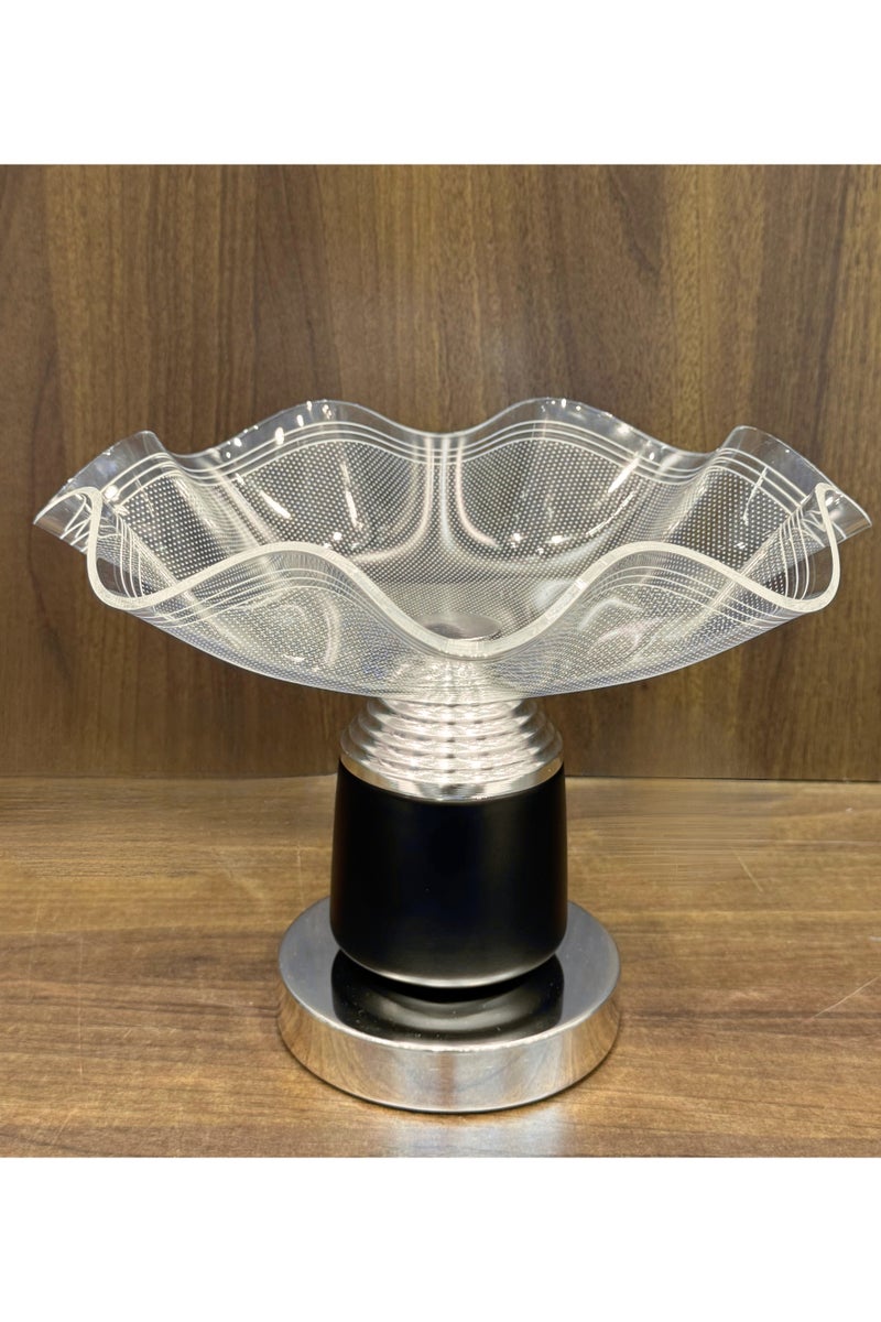 القناص حامل حلويات متوسط من الأكريليك عالي الجودة بقاعدة متينة | مثالي لتقديم الشوكولاتة والحلويات  | مناسب للاستخدام في المنزل والحفلات والمناسبات الخاصة - Image 3