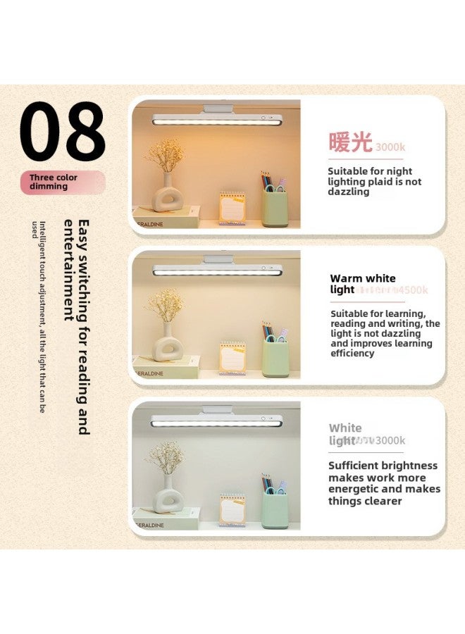 LED Eye Protection Lamp Magnetic Cool Death Lamp Special Dormitory Lamp For Students To Learn Reading Remote Control Intelligent Supplementary Lamp-Specifications:1188y Remote Control Model - Three Levels Of Color Temperature - Free Charging Cable - Smart Remote Control-Power:White - Image 4