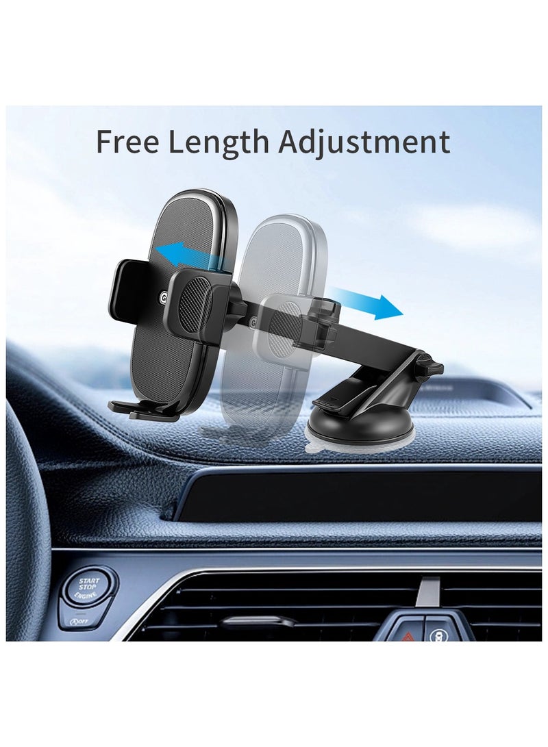 Admos Go-Des Instrument Table Suction Cup Telescopic Vehicle Bracket Multifunctional Locking 360 ° Rotary Horizontal Screen Mobile Phone Holder - Image 2