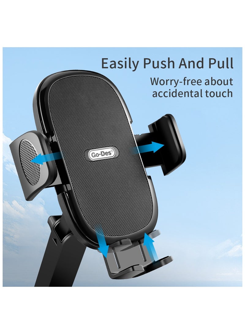 Admos Go-Des Instrument Table Suction Cup Telescopic Vehicle Bracket Multifunctional Locking 360 ° Rotary Horizontal Screen Mobile Phone Holder - Image 4