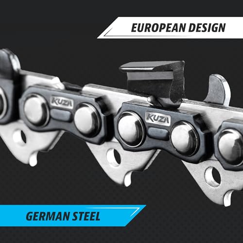 Kuza سلسلة منشار كهربائي 14 بوصة 3/8" LP، 050" قياس، 52 وصلة دفع، فولاذ ألماني، تناسب هوسكفارنا 120i، 135، إيكو CS-310، ريوبي RY3714، ماكيتا XCU11Z، إيغو، ووركس، بولان والمزيد - S52 (3 سلاسل) - Image 3