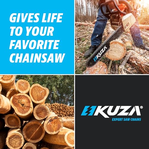 Kuza سلسلة منشار كهربائي 14 بوصة 3/8" LP، 050" قياس، 52 وصلة دفع، فولاذ ألماني، تناسب هوسكفارنا 120i، 135، إيكو CS-310، ريوبي RY3714، ماكيتا XCU11Z، إيغو، ووركس، بولان والمزيد - S52 (3 سلاسل) - Image 5