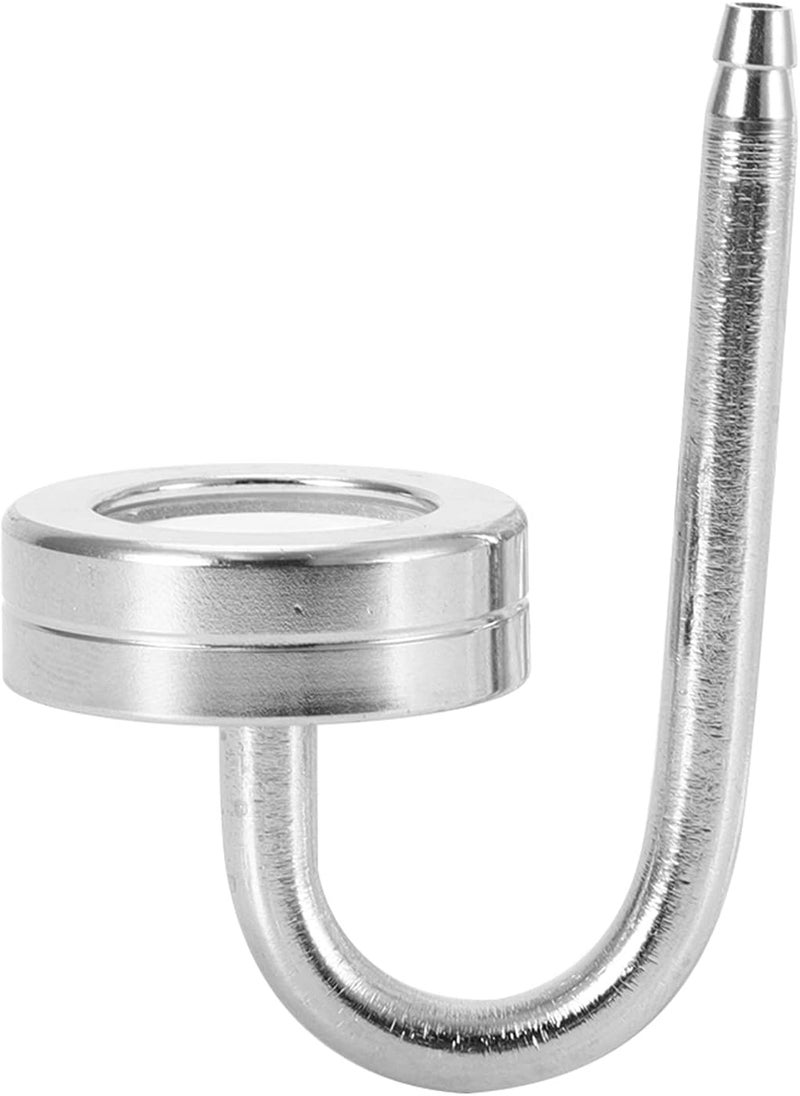 304 Stainless Steel U - Shaped Aquarium Oxygen Diffuser, Fish Tank CO2 Atomizer Air Refiner with Mirror Finish for High Dissolve Rate, Space - Saving External Design (Mirror stainless steel regular - Image 5