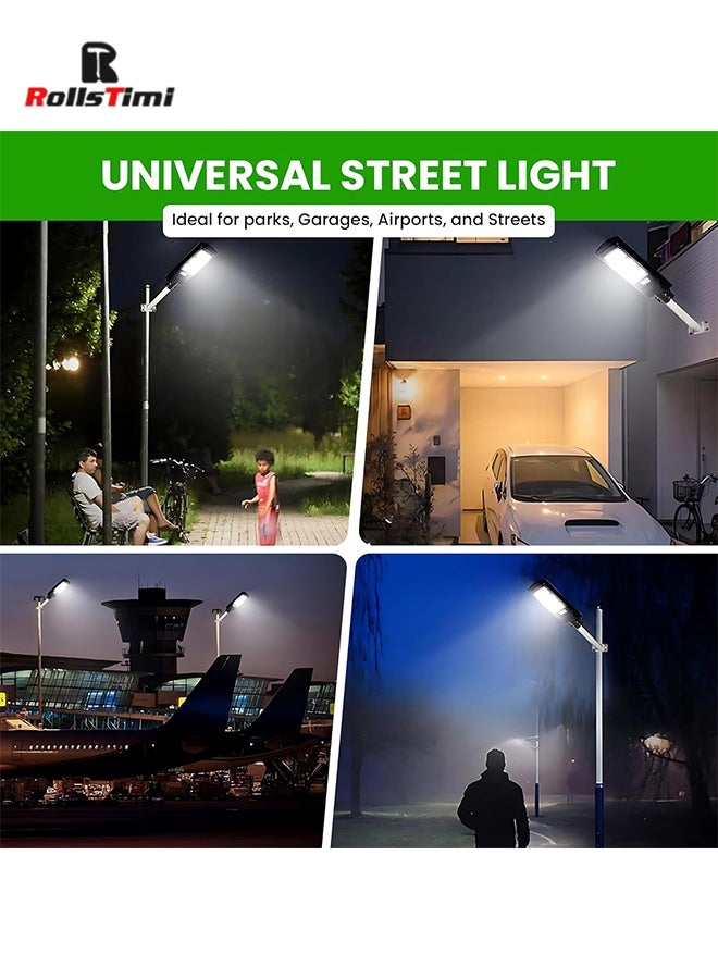 رولستيمي الشمسية ضوء الشارع استشعار الحركة ، إب 65 للماء الشمسية أضواء الفيضانات الأمن في الهواء الطلق ، الغسق إلى الفجر الشمسية أضواء ليد مصباح مع جهاز التحكم عن بعد للحديقة ، ساحة ، مسار ، موقف للسيارات - Image 2