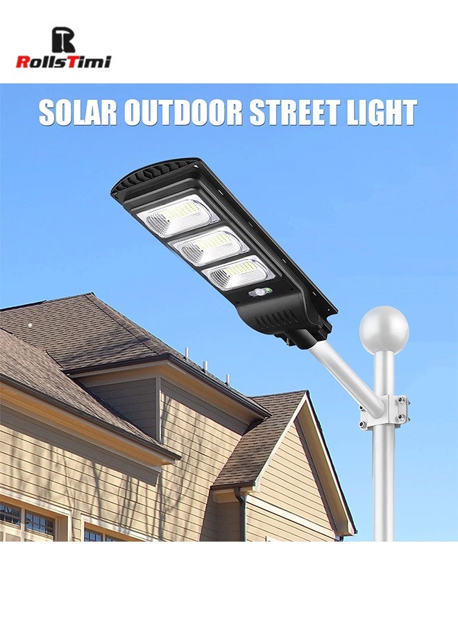 رولستيمي الشمسية ضوء الشارع استشعار الحركة ، إب 65 للماء الشمسية أضواء الفيضانات الأمن في الهواء الطلق ، الغسق إلى الفجر الشمسية أضواء ليد مصباح مع جهاز التحكم عن بعد للحديقة ، ساحة ، مسار ، موقف للسيارات - Image 1