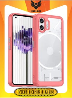 Transparent with red frame
