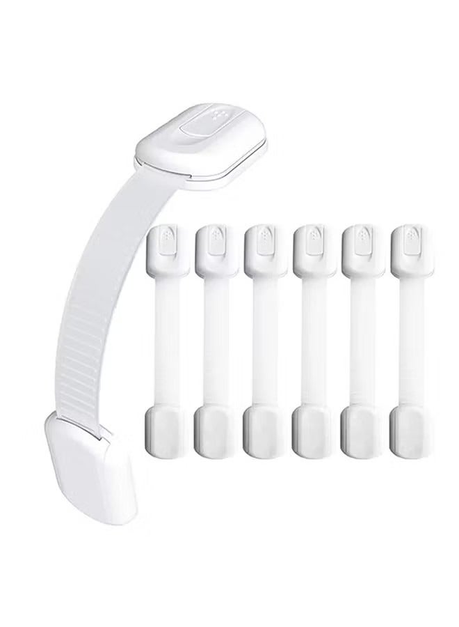 ORiTi 6-Piece Baby Safety Locks With Adjustable Strap and Latch System - Image 3
