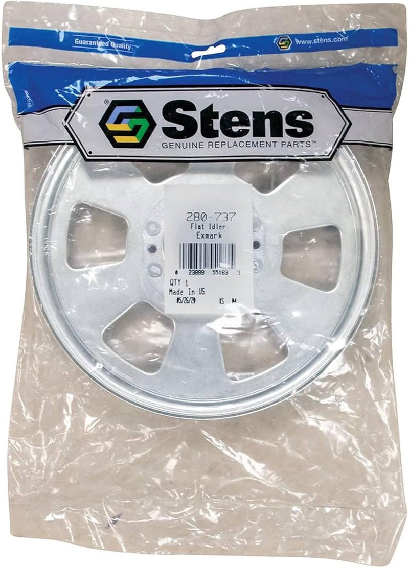 Stens Stens 280737 Flat Idler Compatible withReplacement for Exmark Lazer Z mowers 1098590 1169639 Black  - Image 2