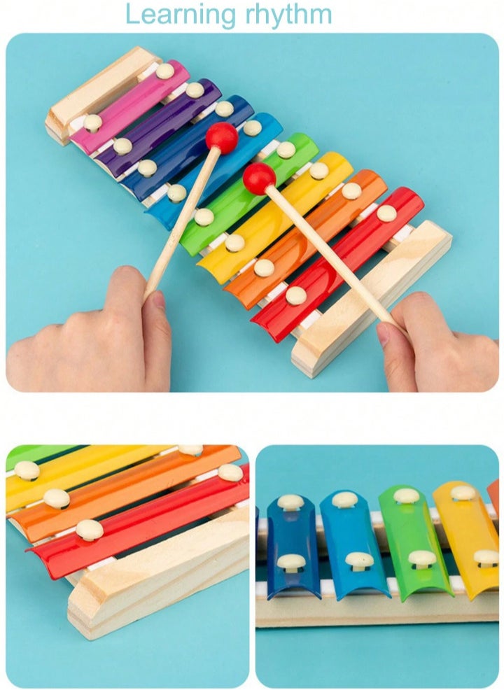 Montessori Wooden Toys Set Preschool Educational Learning Toys for Kids 5 Pieces