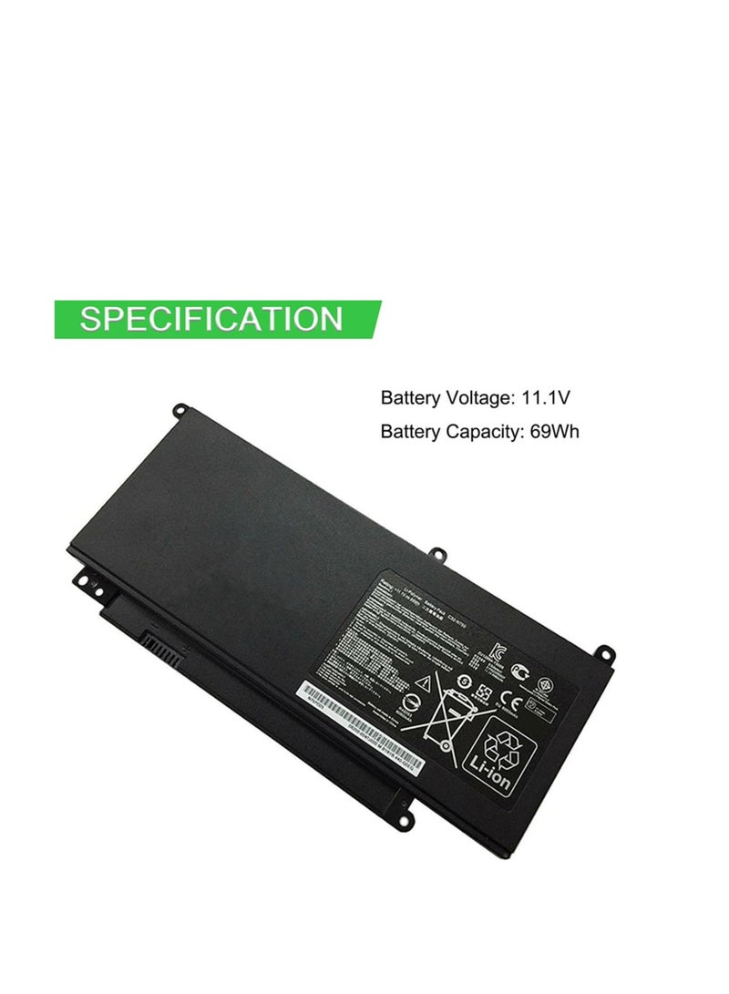 Terabyte C32-N750 C32N750 Laptop Battery Replacement for Asus N750 N750J N750JK N750JV N750Y47JK-SL N750Y47JV-SL Series (11.1V 69Wh) - Image 2