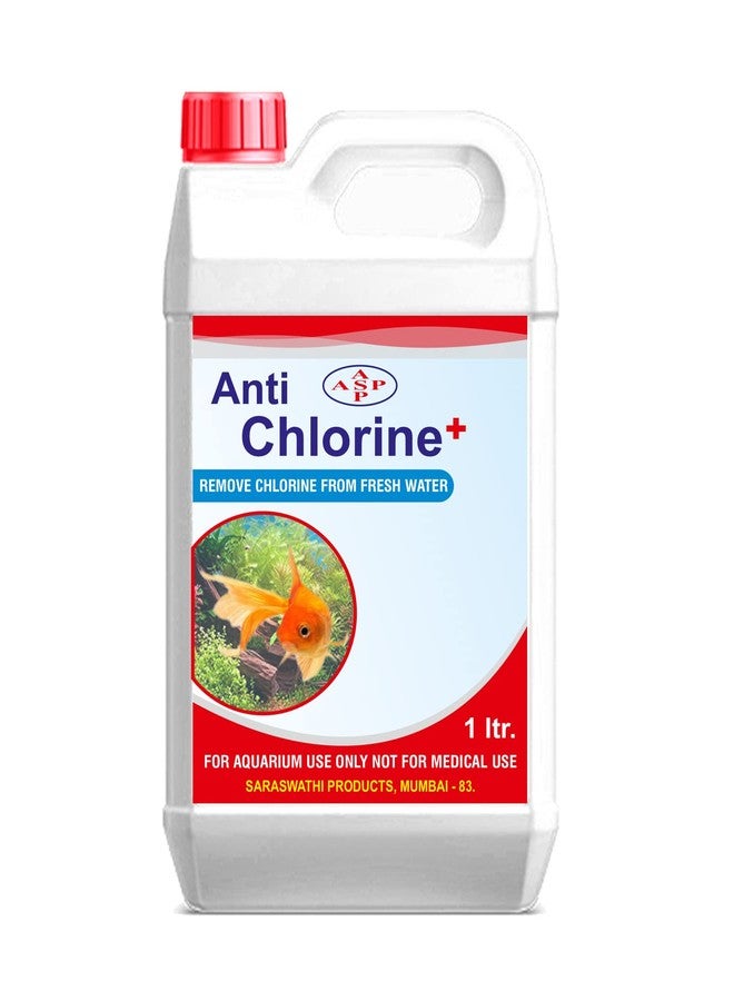 ASP Anti- Chlorine 1ltr Advance Water Conditioner Concentrated Chlorine Remover for Freshwater Aquarium (Removes Chlorine for Aquarium) (1 LTR) - Image 1