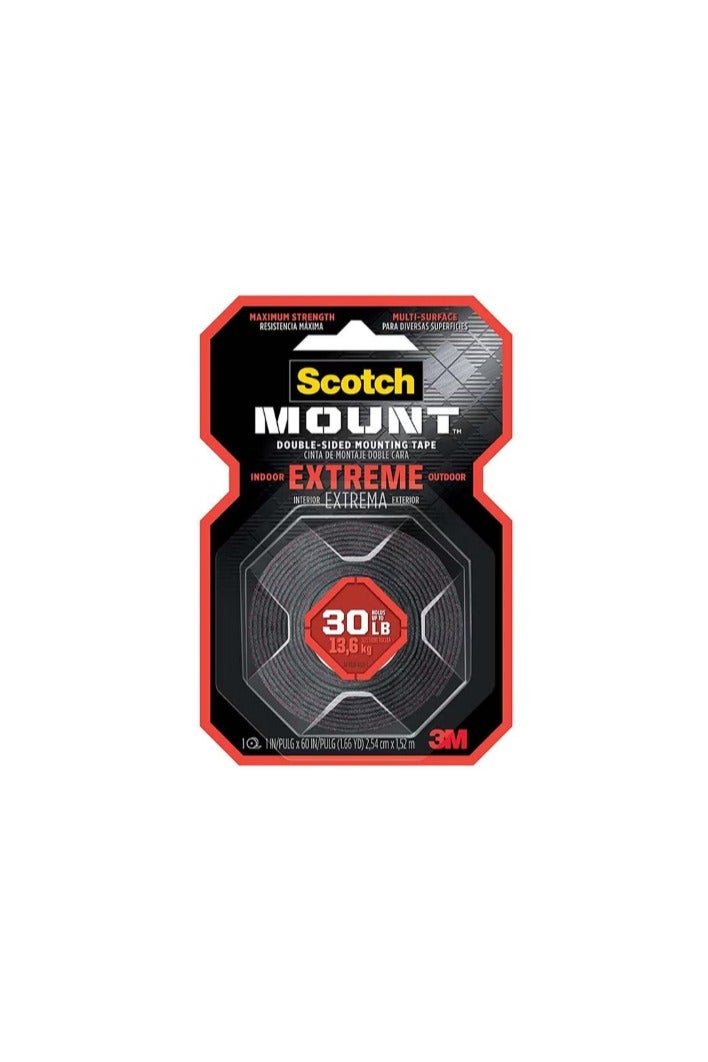 Scotch  Extremely Strong Mounting Tape Black - Image 1