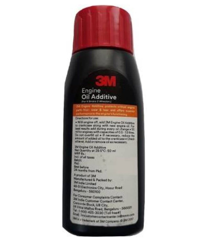3M Engine Oil Additive, Effective Engine Lubrication and Power Transmission (50ml Each, Pack of 2) - Image 3