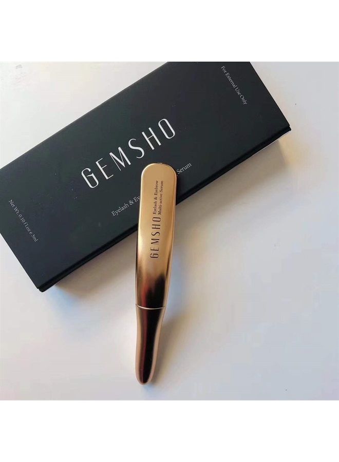 GEMSHO New Gemsho Eyelash & Eyebrow Enhancing Serum makes eyelashes and eyebrows look stringer, fuller, thicker, and healthier. 3ml / 0.10fl. oz - Image 4