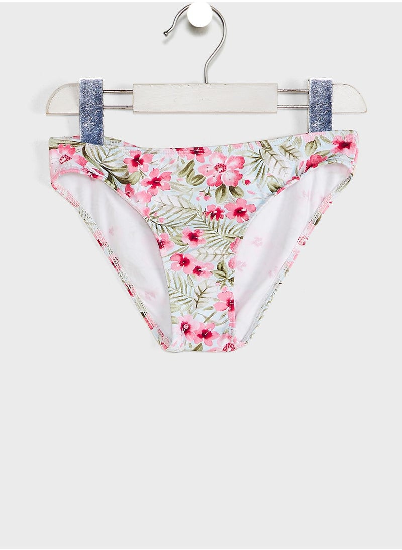 MANGO - Kids Floral Print Bikini - Image 1