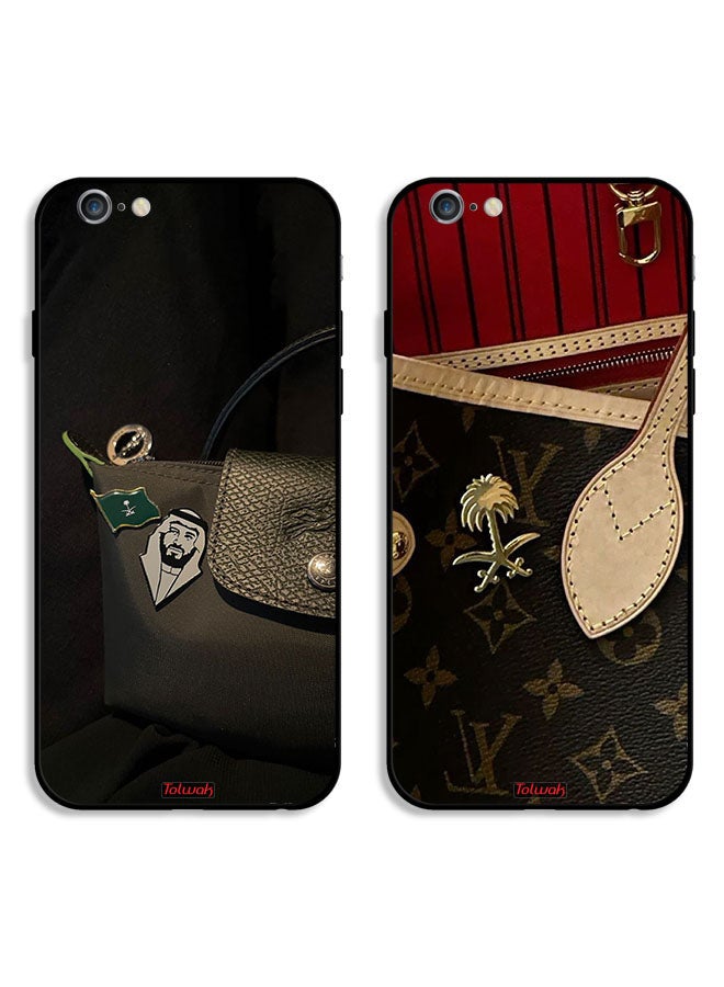 Tolwak Two Cases For Apple iPhone 6/6s Protective Covers Kingdom Purse - Image 1