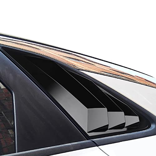 DLOVEG Rear Side Window Louvers Compatible for 2021 2022 2023 2024 2025 Kia K5 GT GT Line Accesories Sport Style Air Vent Cover (Glossy Black) - Image 5