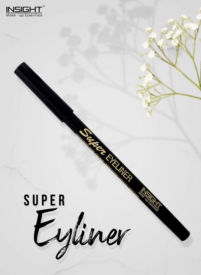 INSIGHT Super Kajal (Black) | Matte Finish |Transferproof| Waterproof|One stroke Application for Everyday Use - 20g - Image 5