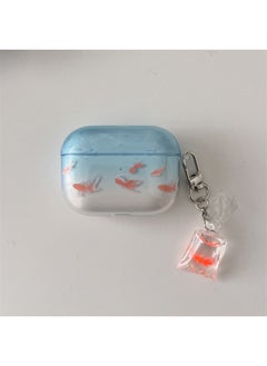 Good Luck Koi Hanging Airpods 4 Generation Protective Cover For Apple Wireless Bluetooth Headset 3 Generation/pro2 Generation-Color:Imd Headphones Good Luck Koi + Ornament-Applicable Models:Airpods Pro2