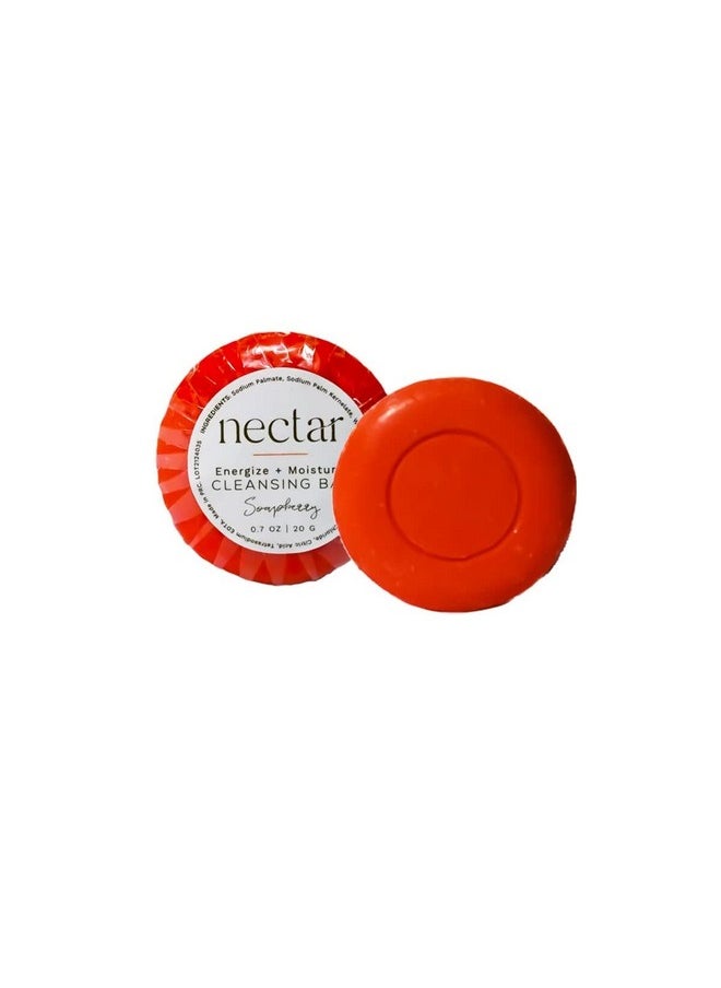 world amenities Nectar Bulk Cleansing Bar Round 100 Count 0.9 Oz Sweet Orange Blossom Mini Travel Size Toiletries (100% Recyclable Pleat Wrap) Hotel Amenities Airbnb Rentals Suitable For All Skin Types  - Image 1