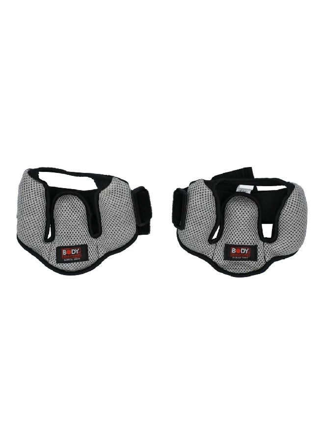 BODY SCULPTURE 2-Piece Muscle Builder Shoe Weights Set Grey and Black 1.4 kg BB-967-B  - Image 4