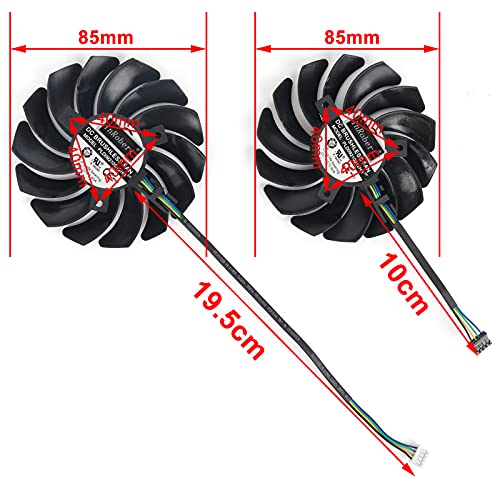 inRobert PLD09210S12HH 85mm 4Pin RTX2080 RTX2070 Graphics Card Fan Replacement for MSI RTX 2060 2070 2080 Super Ventus GPU (Fan-AB) - Image 5
