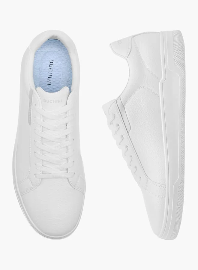 دوتشيني Men's Panelled Lace-Up Sneakers