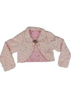 Uğur Böceği Çocuk Dünyası Ladybug Children's World Girl White Bolero Jacket 2-5 Years Old 