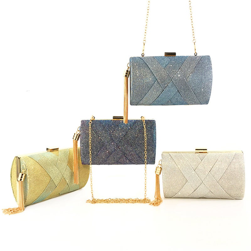 2020 New Women'S Clutch Evening Bag Color Changing Satin Tassel Banquet Bag Clutch Even Bag - Image 5