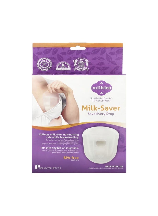 فايرهايفن هيلث حافظة حليب ميلكيز، تجمع حليب الثدي المتسرب أثناء الرضاعة - Image 1