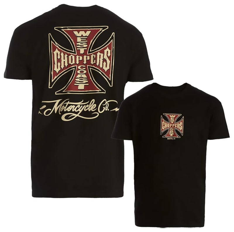 Motorcycle CO. TEE - Black (1) - Image 1
