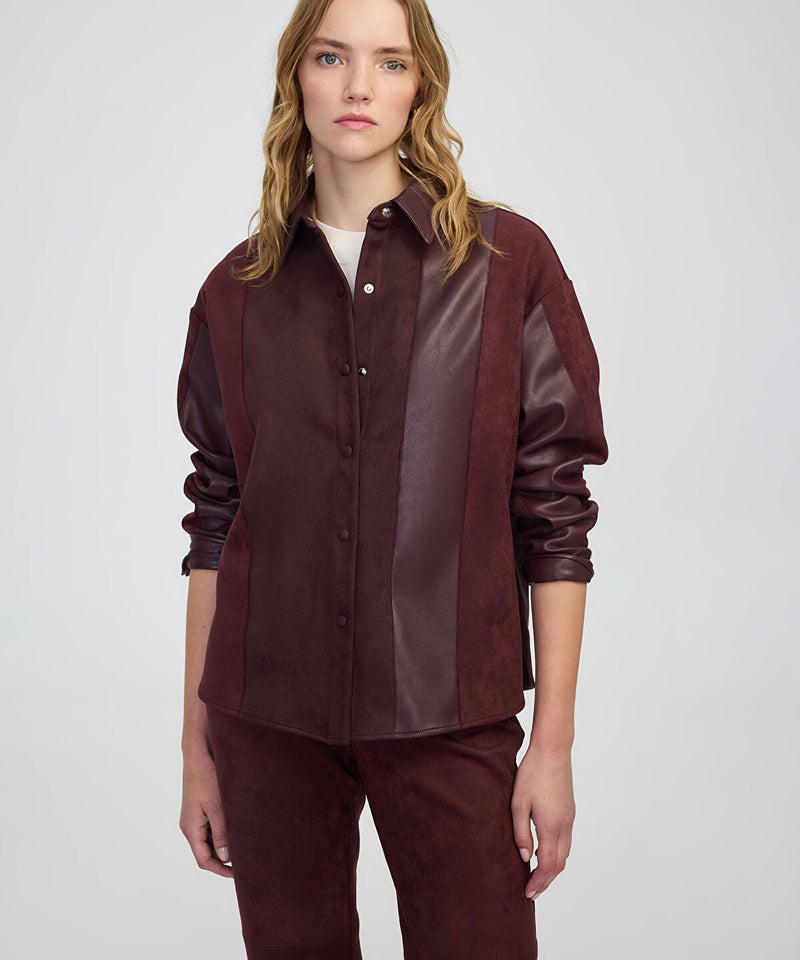 Ipekyol Color-Block Mixed Shirt - Image 1