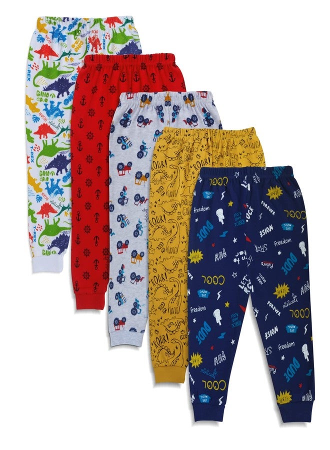 X2O Kids Cotton Pajama for Boys and Girls(Pack of 5)(0-3months)(Yellow) - Image 1