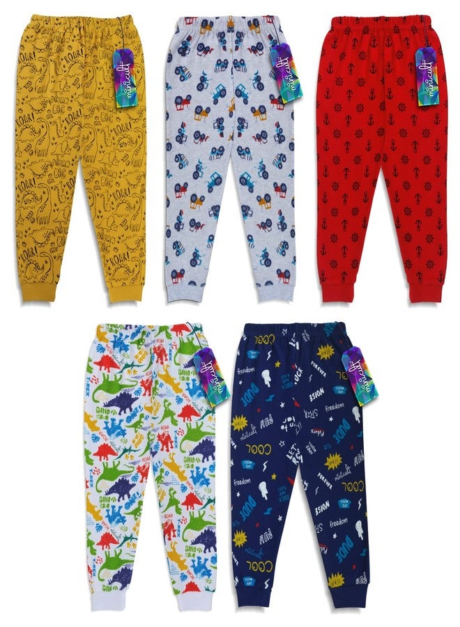 X2O Kids Cotton Pajama for Boys and Girls(Pack of 5)(0-3months)(Yellow) - Image 3