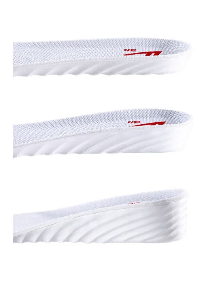 Warrior Height-Increasing Insoles For Men, Invisible Height-Increasing Sports Insoles For Women 5959 1.5Cm [White] - 43-44 - Image 1
