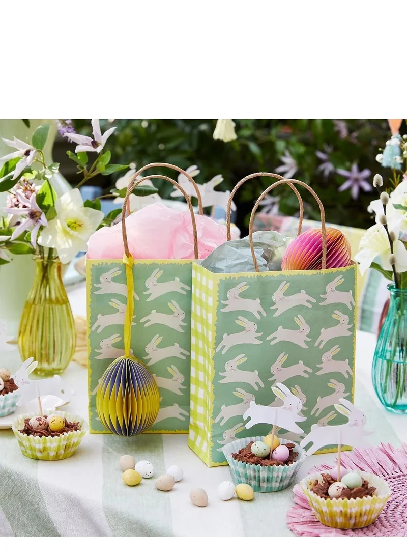 Talking Tables Spring Bunny, Hanging Honeycomb Egg Decs, 3Pk, 8cm