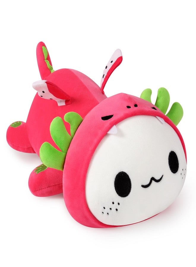 Onsoyours Cute Axolotl Dragon Fruit Plush, Soft Stuffed Animals Axolotl Pitaya Plush Pillow, Kawaii Plushie Toy for Kids (Axolotl Dragonfruit B, 13") - Image 1